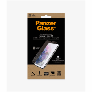 PanzerGlass | Samsung | Galaxy S22 | Tempered glass | Transparent | Case friendly. Compatible with ultrasonic fingerprint sensor. 100 % touch sensitivity. Antibacterial (ISO 22196 certified & JIS 22810 approved) | Screen Protector - Image 3