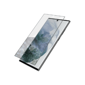 PanzerGlass | Samsung | Galaxy S22 Ultra | Tempered glass | Black | Case friendly. Compatible with ultrasonic fingerprint sensor. 100 % touch sensitivity. Antibacterial (ISO 22196 certified & JIS 22810 approved) | Screen Protector - Image 2