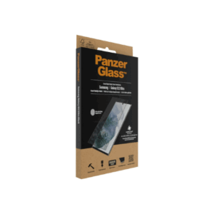 PanzerGlass | Samsung | Galaxy S22 Ultra | Tempered glass | Black | Case friendly. Compatible with ultrasonic fingerprint sensor. 100 % touch sensitivity. Antibacterial (ISO 22196 certified & JIS 22810 approved) | Screen Protector - Image 9