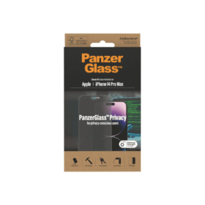 PanzerGlass | Screen protector | Apple | iPhone 14 Pro Max | Glass | Black | Classic Fit | Privacy - Image 11