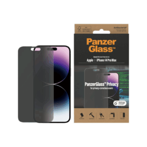 PanzerGlass | Screen protector | Apple | iPhone 14 Pro Max | Glass | Black | Classic Fit | Privacy - Image 9