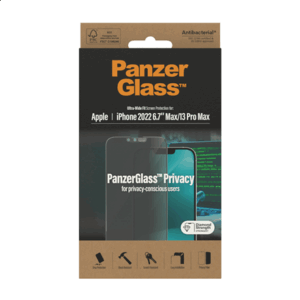 PanzerGlass | Screen protector | Apple | iPhone 14 Plus/13 Pro Max | Glass | Black | Ultra-Wide Fit | Privacy - Image 5