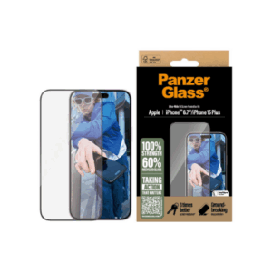 PanzerGlass Screen protector | Apple | iPhone 16 Plus/iPhone 15 Plus | Glass | Transparent | Ultra-Wide Fit - Image 5