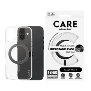 CARE Feature Case | Back cover | Apple | iPhone 16 | Recycled plastic | Transparent | MagSafe - Image 4
