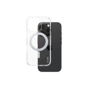CARE Feature Case | Back cover | Apple | iPhone 16 PRO | Recycled plastic | Silver | Kickstand & MagSafe - Image 5