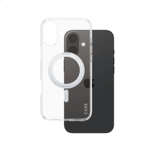 CARE by PanzerGlass Case Feature | Back protection | Apple | iPhone 16 Plus | Recycled plastic | Silver | Kickstand & MagSafe - Image 2