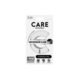 CARE by PanzerGlass Case Feature | Back protection | Apple | iPhone 16 Plus | Recycled plastic | Silver | Kickstand & MagSafe - Image 9