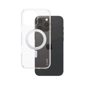 CARE Feature Case | Back cover | Apple | iPhone 16 Pro Max | Recycled plastic | Silver | Kickstand & MagSafe - Image 2