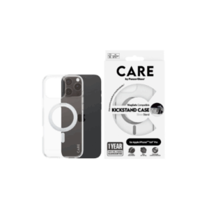 CARE Feature Case | Back cover | Apple | iPhone 16 Pro Max | Recycled plastic | Silver | Kickstand & MagSafe - Image 7