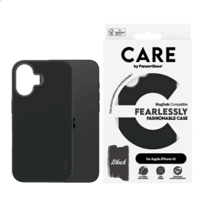 CARE Fashionable Case | Back cover | Apple | iPhone 16 | Recycled plastic | Black | MagSafe - Image 3