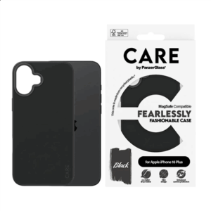 CARE by PanzerGlass Case Fashion | Back protection | Apple | iPhone 16 Plus | Recycled plastic | Black | MagSafe - Image 4