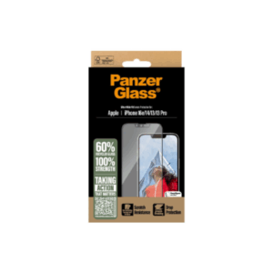 PanzerGlass Screen protector | Apple | iPhone 13/iPhone 13 Pro/iPhone 14/iPhone 16e | Glass | Transparent | Ultra-Wide Fit W. Aligner - Image 5