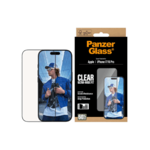 PanzerGlass Screen protector | Apple | iPhone 16 Pro/iPhone 17 | Glass | Transparent | Ultra-Wide Fit w. EasyAligner - Image 9