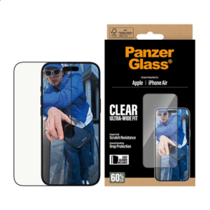 PanzerGlass Screen protector | Apple | iPhone Air | Glass | Transparent | Ultra-Wide Fit w. EasyAligner - Image 4
