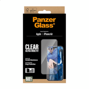 PanzerGlass Screen protector | Apple | iPhone Air | Glass | Transparent | Ultra-Wide Fit w. EasyAligner - Image 5