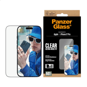 PanzerGlass Screen protector | Apple | iPhone 17 Pro | Glass | Transparent | Ultra-Wide Fit w. EasyAligner - Image 4