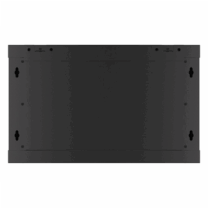 Lanberg | Rack cabinet 19" wall-mount 6U/600x450 (flat pack) with glass door V2 | WF01-6406-10B | Black - Image 4