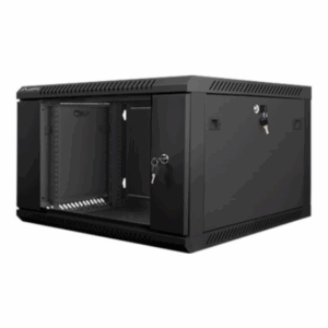 Lanberg | Rack cabinet 19" wall-mount 6U/600x600 (flat pack) | WF01-6606-10B | Black - Image 2