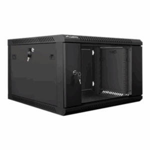 Lanberg | Rack cabinet 19" wall-mount 6U/600x600 (flat pack) | WF01-6606-10B | Black - Image 4