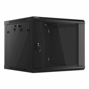 Lanberg | Rack cabinet 19" wall-mount 9U/600x600 (flat pack) V2 | WF01-6609-10B | Black - Image 2