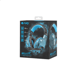 Fury | Wired | On-Ear | Gaming Ausinės | NFU-0863	Hellcat