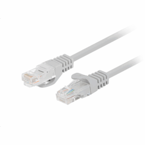 Lanberg | Patchcord CAT.6 UTP Fluke Passed | PCU6-10CC-0025-S | 0.25 m | Grey - Image 2