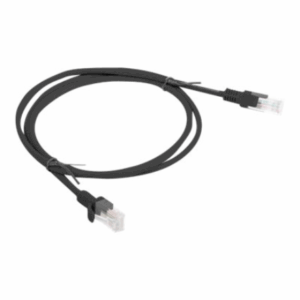 Lanberg | Patch cable - CAT 6 | RJ-45 - male | RJ-45 - male | 1 m | Black | RAL 9004 - Image 2