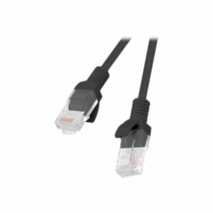 Lanberg | Patch cable - CAT 6 | RJ-45 - male | RJ-45 - male | 1 m | Black | RAL 9004 - Image 3
