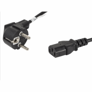 Lanberg | CEE 7/7 to IEC 320 C13 Power Cord | CA-C13C-10CC-0018-BK - Image 2