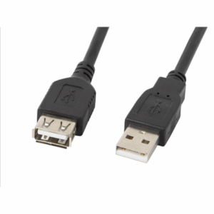 Lanberg USB-A 2.0 Cable, 3 m | CA-USBE-10CC-0030-BK | USB Type-A to USB Type-A - Image 2