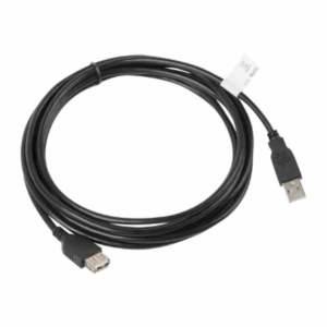 Lanberg USB-A 2.0 Cable, 3 m | CA-USBE-10CC-0030-BK | USB Type-A to USB Type-A - Image 4