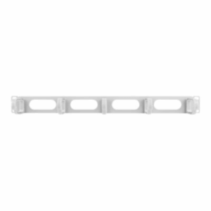 Lanberg 19" cable management panel 5 rings - type B 1U | AK-1205-S | Grey - Image 3