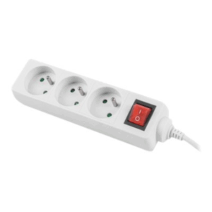 Lanberg Cable Power Strip, 3X French Outlets with Switch, Quality-Grade Copper, 1.5 m | PS1-03E-0150-W - Image 6