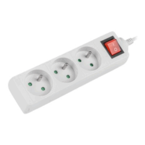 Lanberg Cable Power Strip, 3X French Outlets with Switch, Quality-Grade Copper, 1.5 m | PS1-03E-0150-W - Image 8