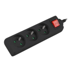 Lanberg Cable Power Strip, 3X French Outlets with Switch, Quality-Grade Copper, 3 m | PS1-03E-0300-BK - Image 7