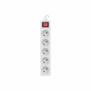 Lanberg Cable Power Strip, 5X French Outlets with Switch, Quality-Grade Copper, 3 m | PS1-05E-0300-W - Image 7