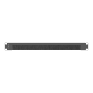 Lanberg 19" Brush Panel 1U | AK-1103-B | Black - Image 2