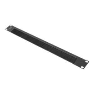 Lanberg 19" Brush Panel 1U | AK-1103-B | Black - Image 3