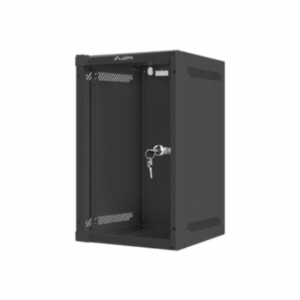 Lanberg | Rack cabinet 10" wall-mount 9U/280x310 (flat pack) with glass door | WF10-2309-10B | Black - Image 2