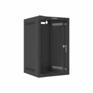 Lanberg | Rack cabinet 10" wall-mount 9U/280x310 (flat pack) with glass door | WF10-2309-10B | Black - Image 4