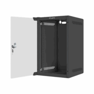Lanberg | Rack cabinet 10" wall-mount 9U/280x310 (flat pack) with glass door | WF10-2309-10B | Black - Image 5