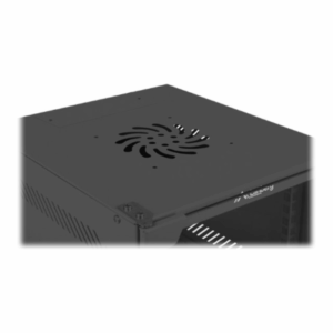 Lanberg | Rack cabinet 10" wall-mount 9U/280x310 (flat pack) with glass door | WF10-2309-10B | Black - Image 7