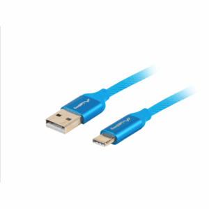 Lanberg CA-USBO-22CU-0010-BL USB kabelis 1 m USB 2.0 USB C USB A Mėlyna - Image 3