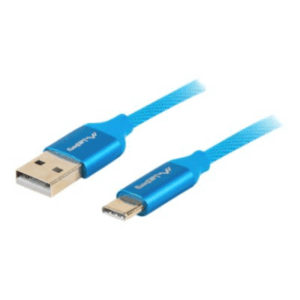 Lanberg CA-USBO-22CU-0010-BL USB kabelis 1 m USB 2.0 USB C USB A Mėlyna - Image 5