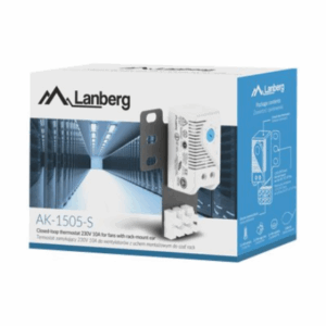 Lanberg Closed-loop thermostat 10A for rack cabinets with 19" ear and terminal block | AK-1505-S | Gray - Image 6