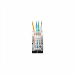 Lanberg | RJ45 CAT.6 FTP Plug 8P8C PASS Through Type, 100 pcs | PLS-6000EZ | Transparent - Image 3