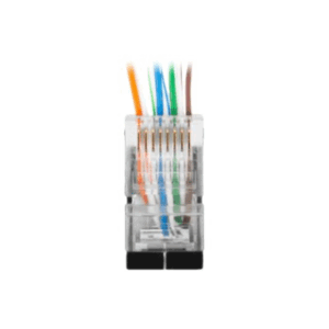 Lanberg | RJ45 CAT.6 FTP Plug 8P8C PASS Through Type, 100 pcs | PLS-6000EZ | Transparent - Image 5