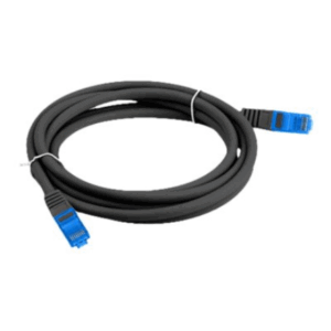 Lanberg | Patch cable - CAT 6a | RJ-45 - male | RJ-45 - male | 1 m | Black | RAL 9004 - Image 4