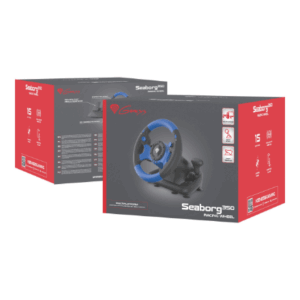 Genesis | Driving Wheel | Seaborg 350 | Blue/Black | Game racing wheel - Image 14