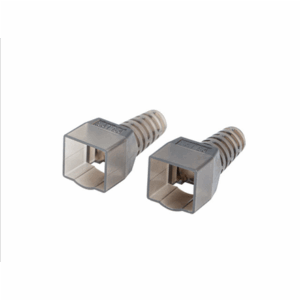 Lanberg | 2X RJ45 CAT6A FTP Plug 8P8C Tool-less Adapter | PL2SA-6000TL | Silver/Transparent - Image 4